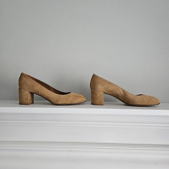 NWOT Margaux 'The Heel' Suede Pumps - Picture 3 of 10